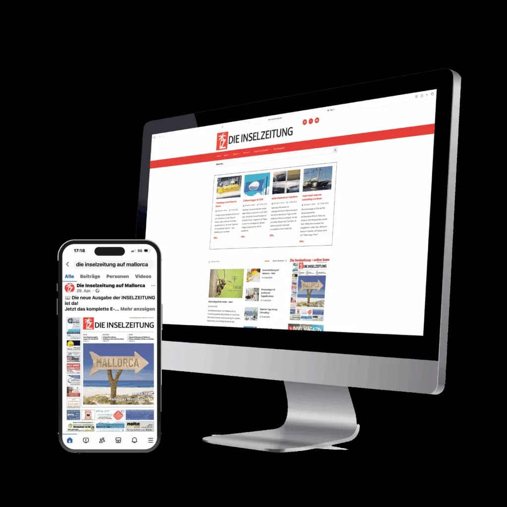 Online-Auftritt der Die Inselzeitung